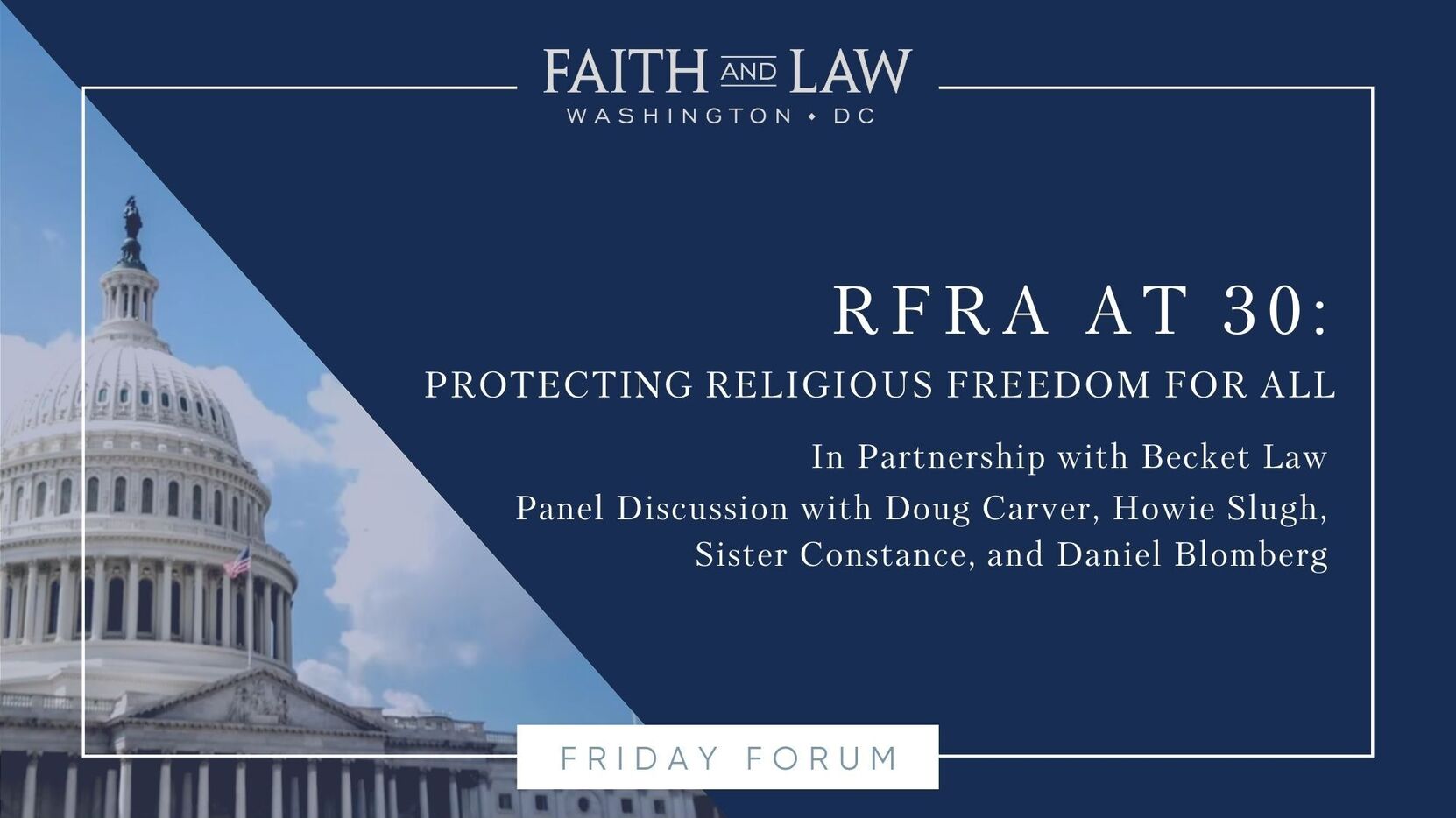 Religious Freedom Restoration Act Faith & Law